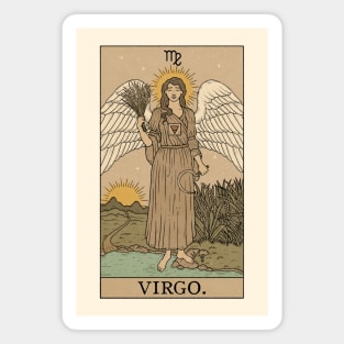 Virgo Tarot Card Magnet